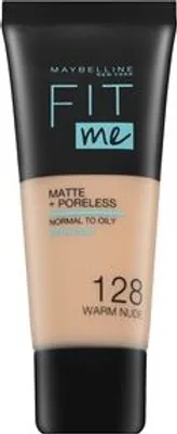 Image de Maybelline Fit Me ! Foundation Matte + Poreless maquillage liquide matifiant 128 Warm Nude 30 ml