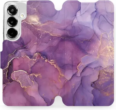 Produktbild von Handyhülle mit klappe für Galaxy S25, Mobiwear Book, Violett