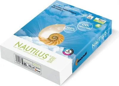 Produktbild von NAUTILUS® Recyclingpapier SuperWhite CO2 neutral DIN A4 80 g/qm 500 Blatt