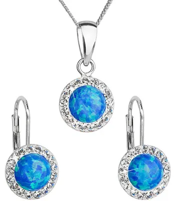 Produktbild von Funkelndes Schmuckset mit Preciosa-Kristallen 39160.1
