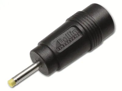 Obrázok produktu pre Adaptér dutej zástrčky, dutá spojka 5,5/2,1 na dutú zástrčku 2,35/0,7