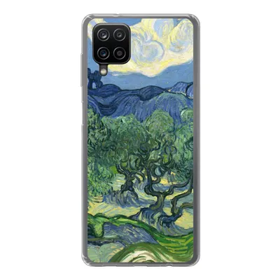 Produktbild von MuchoWow® Handyhülle Schutzhülle Hülle für Samsung Galaxy A12 Die Olivenbäume - Vincent van Gogh Silikon Softcase Handy Hülle - Bild