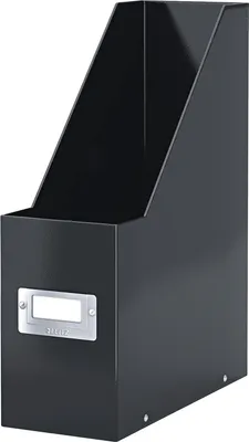 Produktbild von Stehsammler A4 Pappe 95mm schwarz Packung mit 6 Stück