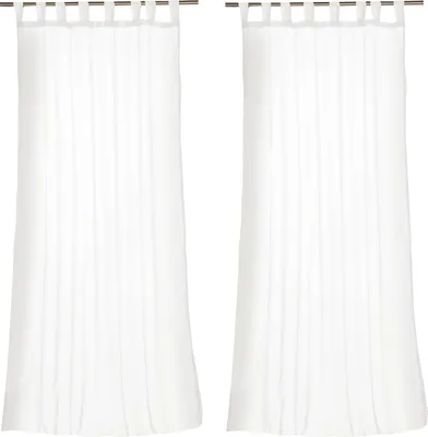 Produktbild von Schlaufenschals - 140 x 255 cm - Weiß - Polyester - 2er Set