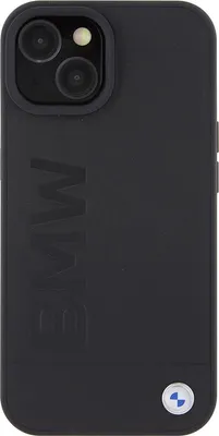 Image de Bmw Bmhcp15Msllbk Iphone 15 Plus / 14 Plus 6.7 Czarny/Cuir noir Hot Stamp