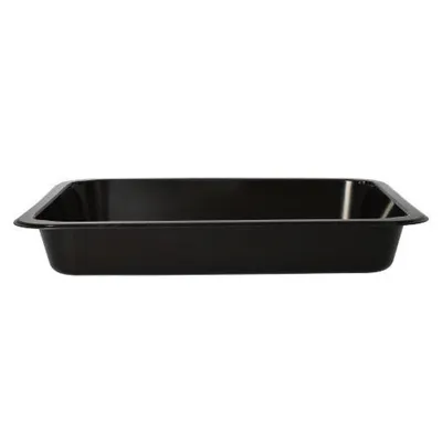 Produktbild von Mikrowellenschalen, PP ungeteilt 935 ml 3,2 cm x 22,7 cm x 17,8 cm schwarz