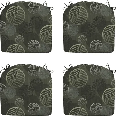 Produktbild von Madison - Sitzkissen Circle grün - Ca. 46x48 cm - 4er-Set