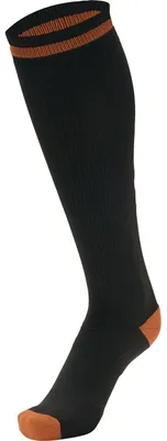 Produktbild von hummel Elite Indoor Socken lang black/orange tiger 31-34