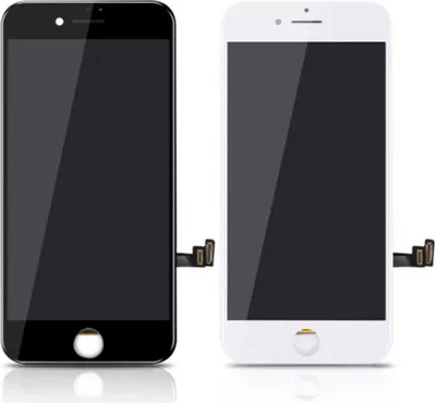 Produktbild von Standard Display Einheit, komplett für iPhone 8+, Farbe:Schwarz