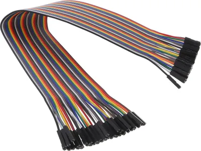 Produktbild von 40 Stück Breadboardkabel weiblich/weiblich (30cm)