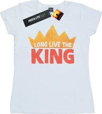 Produktbild von Disney - "The Lion King Long Live The King" T-Shirt für Damen BI25114 (M) (Weiß)