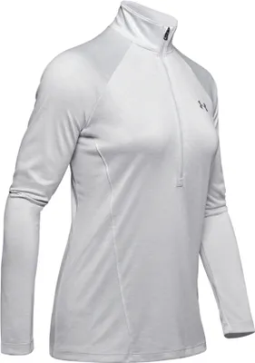 Produktbild von Under Armour T-Shirt Tech 1/2 Zip - Twist-Grau 1320128-014__XS