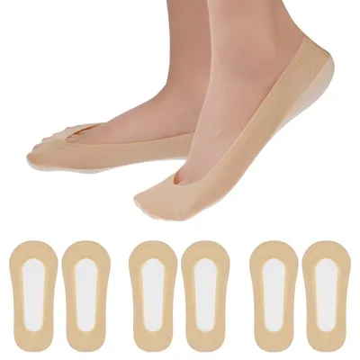 Produktbild von Enkelsocken Damen - Antislip Ballerinasocken - 6 Paar