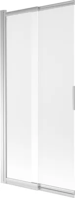 Produktbild von Mexen Fox Badewannen-Faltwand 2-flügelig verschiebbar 85 x 150 cm, matt, chrom - 891-085-002-01-30