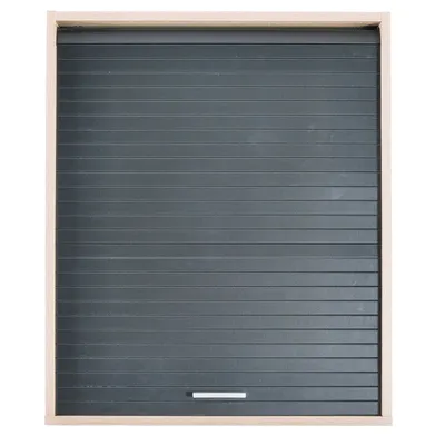 Produktbild von SIMMOB Küchenschrank Schrank Oberschrank Hängeschrank mit Rollladentür B 60 cm, Farbe:Eiche