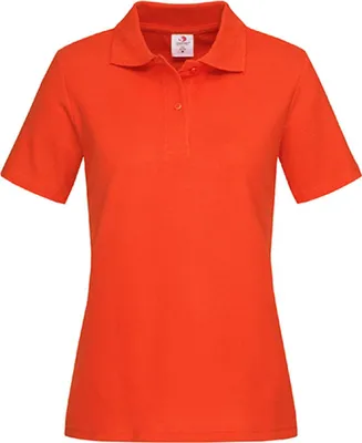 Immagine prodotto di Stedman ST3100 | Polo donna Piqué 100 - Colore: Arancione brillante - Taglia: L