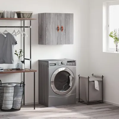Produktbild von [Home] Wandschrank Grau Sonoma 60x31x60 cm Holzwerkstoff , Neue Mode 2024 im häuslichen Leben