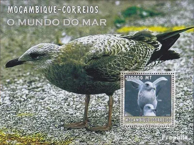 Produktbild von Briefmarken Mosambik 2002 Mi Block182 postfrisch Welt des Meeres