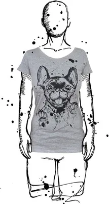 Produktbild von Amoklines - Frenchie, Girl-Shirt