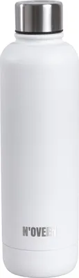 Produktbild von Noveen TB411 Thermoflasche Trinkflasche 500 ml für heiße und kalte Getränke Edelstahl Weiß Matt