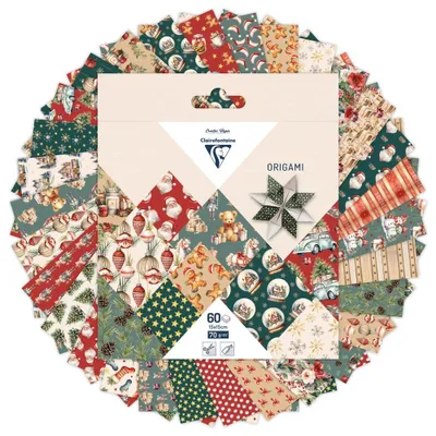 Produktbild von Origami 60Bl 15x15 70g Weihnachten