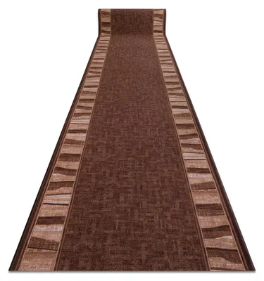 Image de TAPIS DE COULOIR antidérapant LINEA marron 67cm marron 67x150 cm