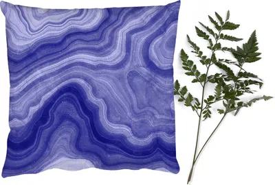 Produktbild von MuchoWow® Zierkissen Sofakissen Wohnzimmer Dekokissen 45x45 cm Achatstein - Marmor - Abstrakt - Kristalle - Schlafpolster - Polster für das Sofa