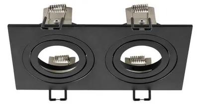 Productafbeelding van Zwarte inbouwring New Tria 155 rechthoekig