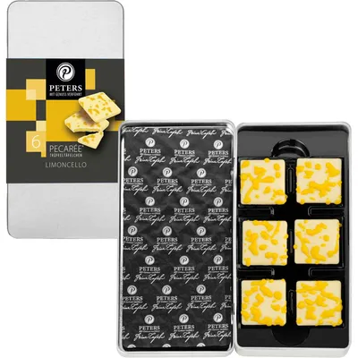 Produktbild von Peters Pecarée Trüffeltäfelchen Limoncello 63g