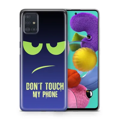 Produktbild von Handyhülle Schutzhülle für Apple iPhone 11 Case Cover Tasche Bumper Etuis TPU, Modell:Apple iPhone 11, Motiv auswählen:Dont Touch My Phone Grün Blau
