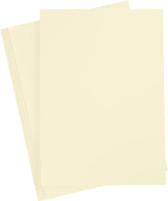 Produktbild von Creativ Firmenkarton, A4, Blatt 210x297 mm, 210 g, pastellgelb, 10 Blatt 1 Karton