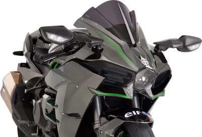 Produktbild von PUIG 7631F Z-Racing Scheibe  passend fuer KAWASAKI NINJA H2 Stark getönt