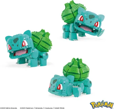 Produktbild von Mega Construx Pokemon Jumbo Bisasam - 789-teilige Bauset