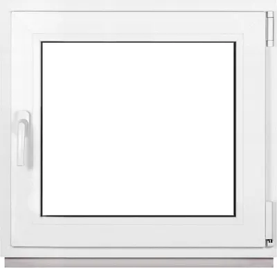 Obrázek produktu pro Framex sklepní okno Plastové okno Bílé Šířka x výška 80 x 75 cm (800 x 750 mm) dvojité (32 mm) otočné/sklopné DIN pravé - Premium - Všechny velikosti