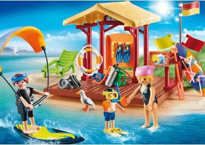 Image de PLAYMOBIL family fun 70090 espace de sports nautiques