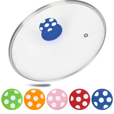 Obrázek produktu pro Bezpečné skleněné víko s protiskluzovou silikonovou rukojetí (30 cm)