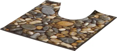 Produktbild von Erwin Müller WC-Umrandung Steine" grau 50x50 cm"