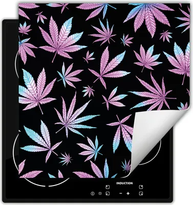 Produktbild von DarHaus Herdabdeckplatte 50x52 cm Anti Rutsch Matte Aufrollbar, schwarz - Hanf