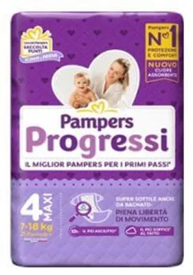 Immagine prodotto di Pampers Progressi Maxi 21 Pezzi