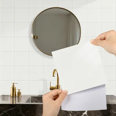 Image de Autocollants pour carrelage - Adhésifs - Pour cuisine et salle de bain - Différentes tailles et motifs