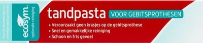 Productafbeelding van Ecosym Tandpasta voor kunstgebitten, 75 ml