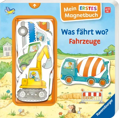 Produktbild von Mein erstes Magnetbuch - Was fährt wo? Fahrzeuge