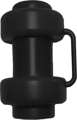 Produktbild von walexo Trampolin Kappen für "Innenliegendes Sicherheitsnetz" Stangen Ø 25 mm ( 8 x Schwarz )