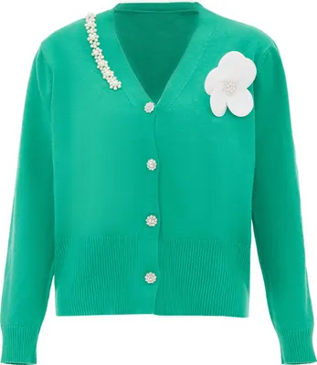 Produktbild von ZITHA damen strickjacke - grün, XS/S