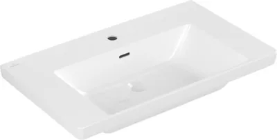 Produktbild von Villeroy & Boch Schrankwaschtisch Subway 3.0 800x470mm Rechteck 1HL. mit Überlauf Wei