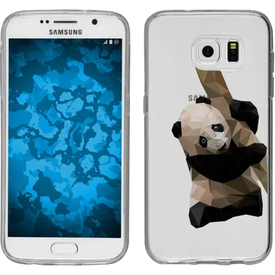 Produktbild von PhoneNatic Case kompatibel mit Samsung Galaxy S7 Silikon-Hülle Vektor Tiere M4