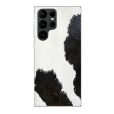 Produktbild von MuchoWow® Handyhülle Schutzhülle Hülle für Samsung Galaxy S22 Ultra Tiermuster - Kühe - Pelz Silikon Softcase Handy Hülle - Abbildung