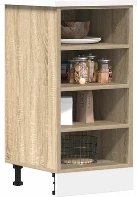 Produktbild von Möbel Unterschrank Riga Sonoma-Eiche 40x44,5x81,5 cm Holzwerkstoff - Küchenschränke &55615