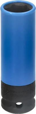 Obrázek produktu pro BRILLIANT TOOLS 1/2" nástrčná hlavice s hliníkovým ráfkem 17 mm - BT691006