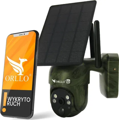 Image de Orllo Wireless 4G LTE Rotating IP Camera with Solar Panel ORLLO TZ1 MORO